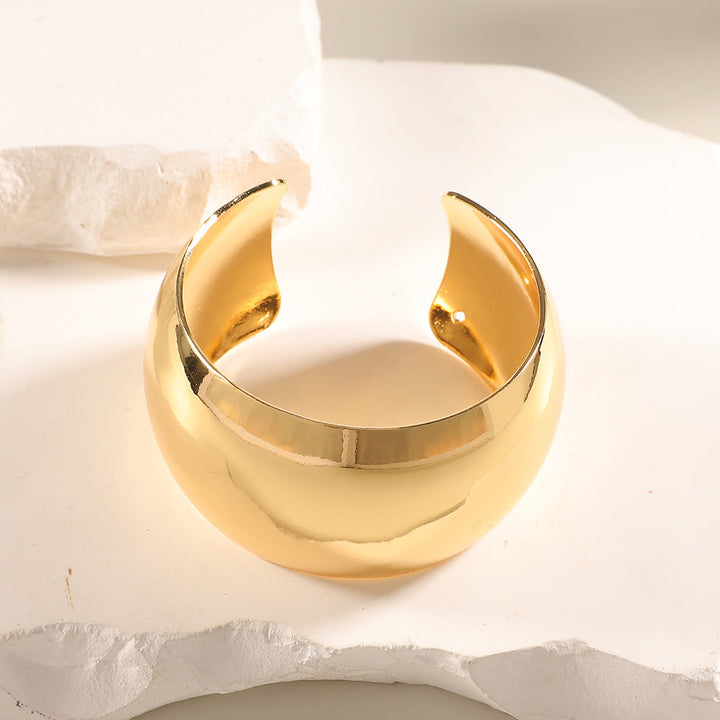 Women Open Bangle with Artistic Relief Design All Fashion