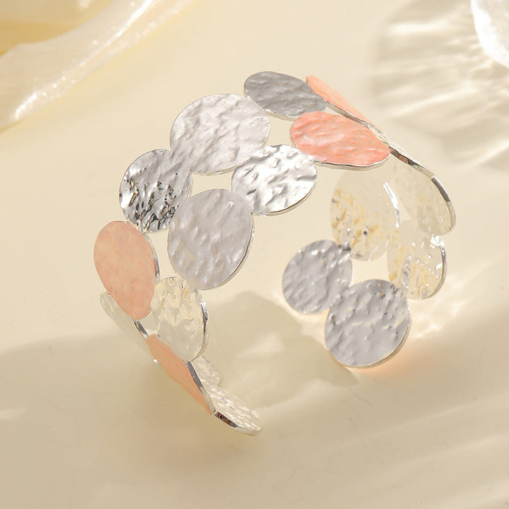 Ladies Open Bangle with Intricate Circle Design All Fashion