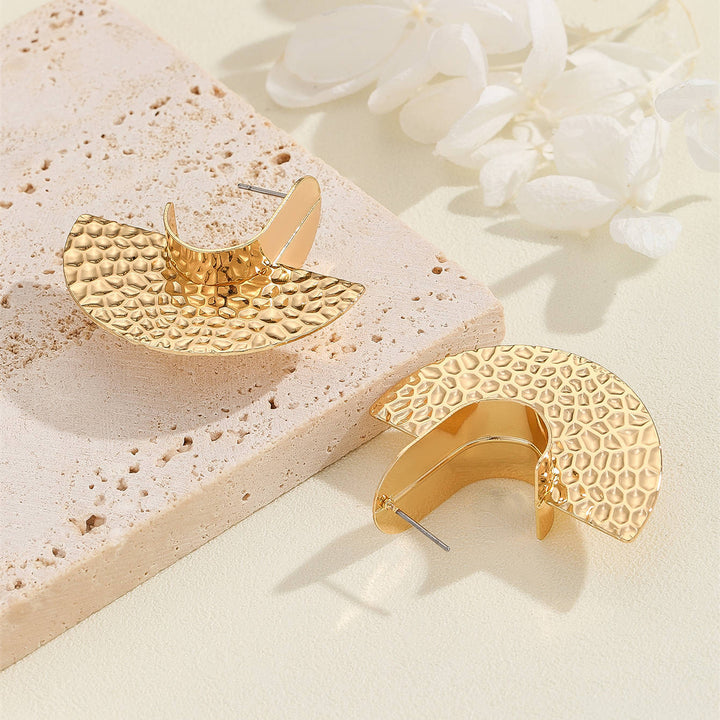 Women's Hanging Earrings with Artistic, Textured Design All Fashion