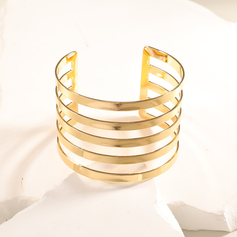 Women Open Bangle with Artistic Relief Design All Fashion