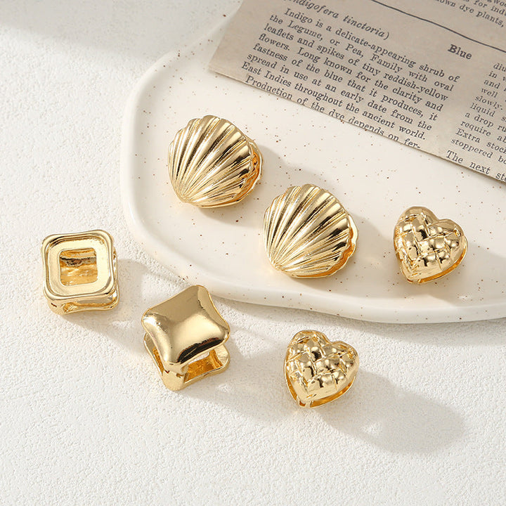 Women's ear clips in elegant shell design All Fashion