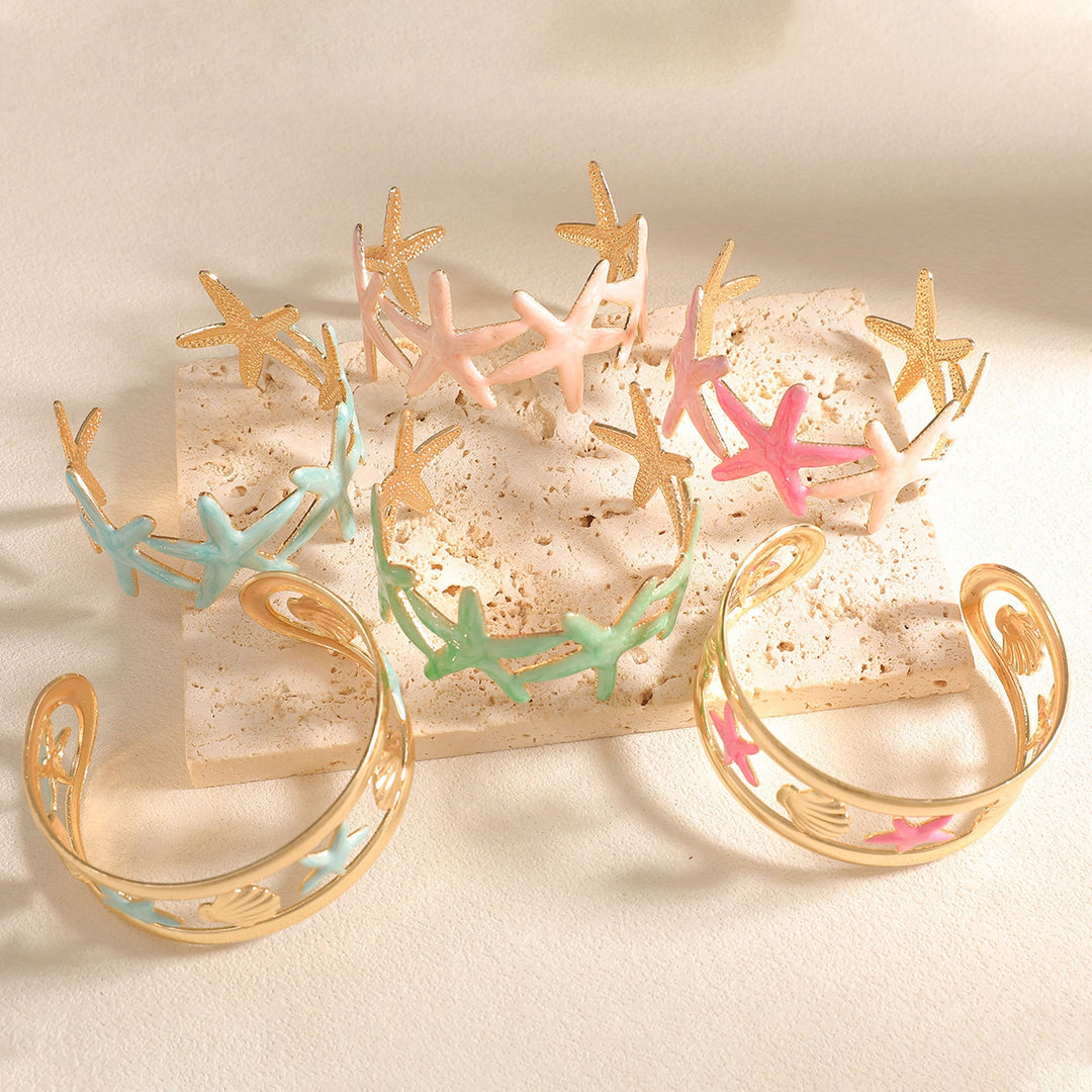 Ladies bracelet with intricate starfish design All Fashion