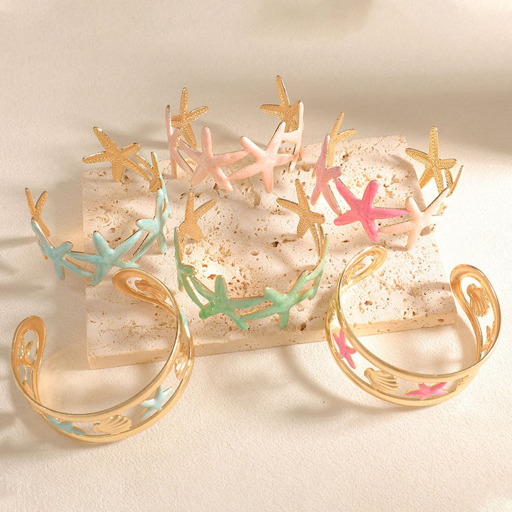Ladies bracelet with intricate starfish design All Fashion