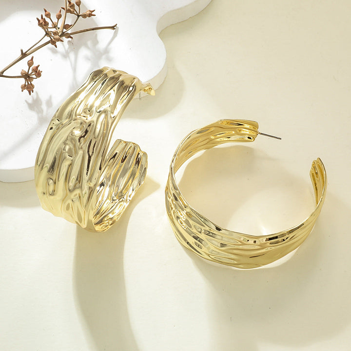 Women's Hanging Earrings in Elegant Wave Pattern All Fashion