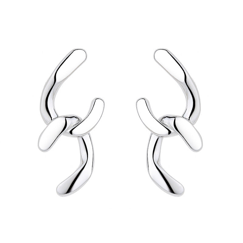 Women's earrings with sparkling circle pendant All Fashion