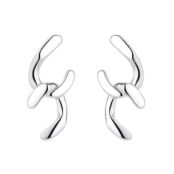 Women's earrings with sparkling circle pendant All Fashion