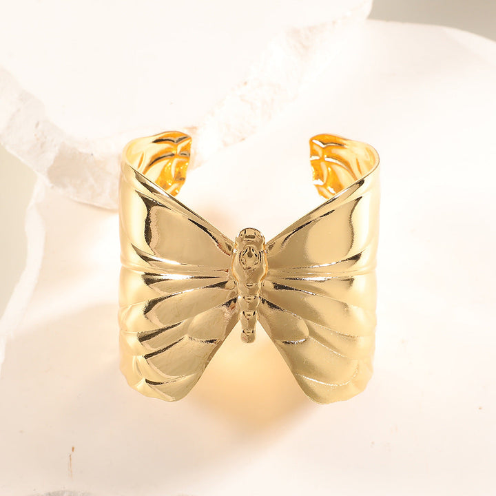 Women Open Bangle with Artistic Relief Design All Fashion