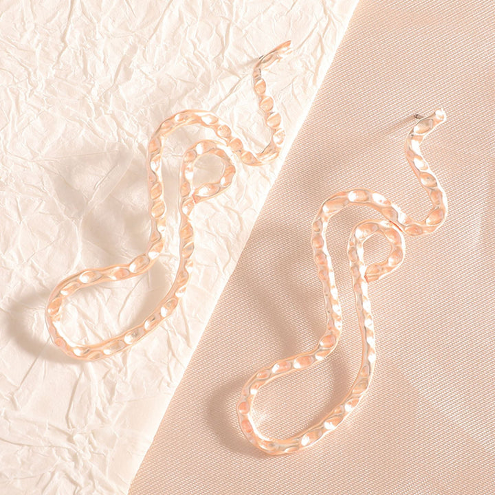 Ladies earrings in elegant wave pattern All Fashion