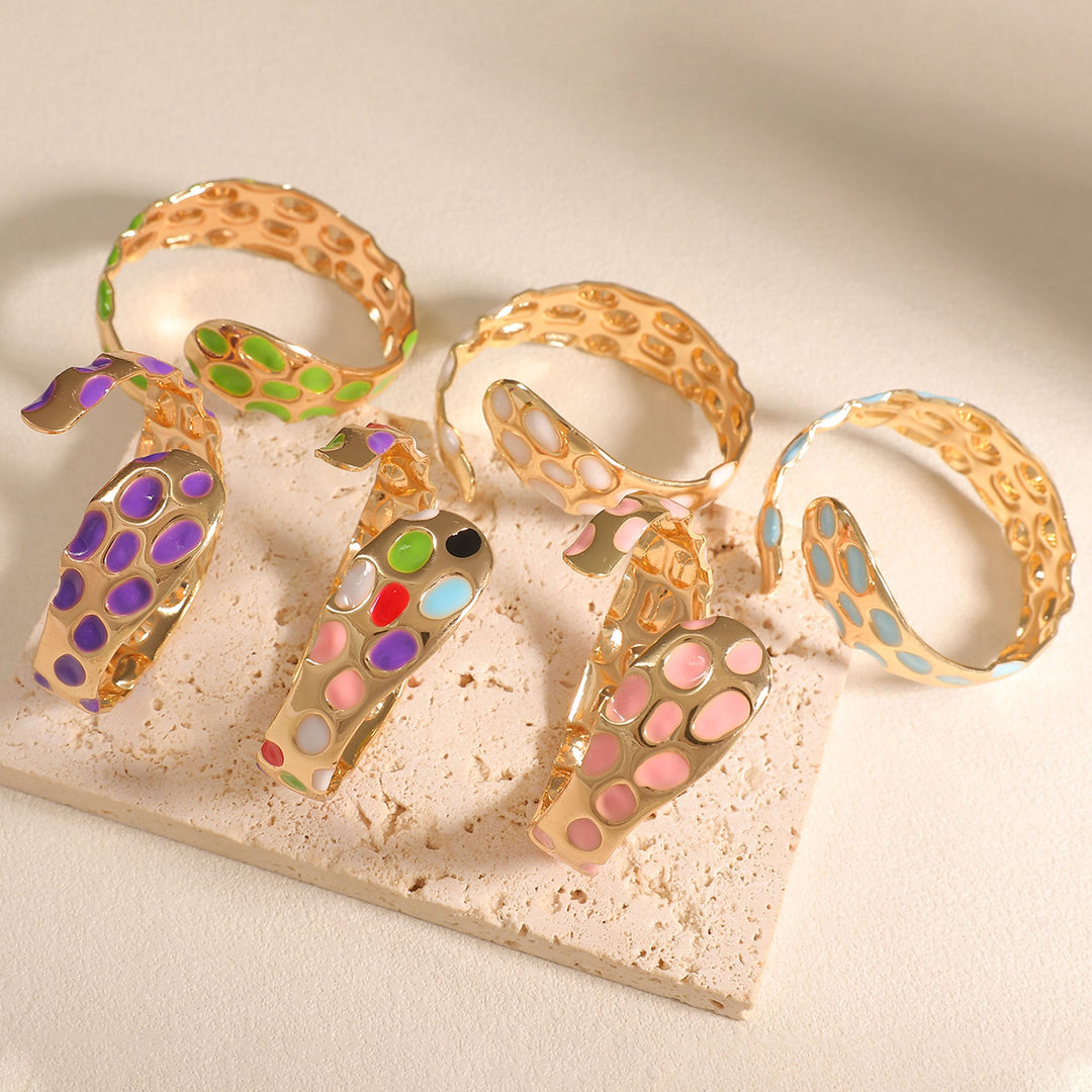 Ladies Open Bangle in Elegant Snake Design All Fashion