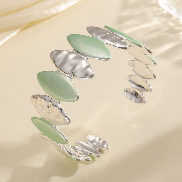 Women Open Bangle with Unique Textured Design All Fashion