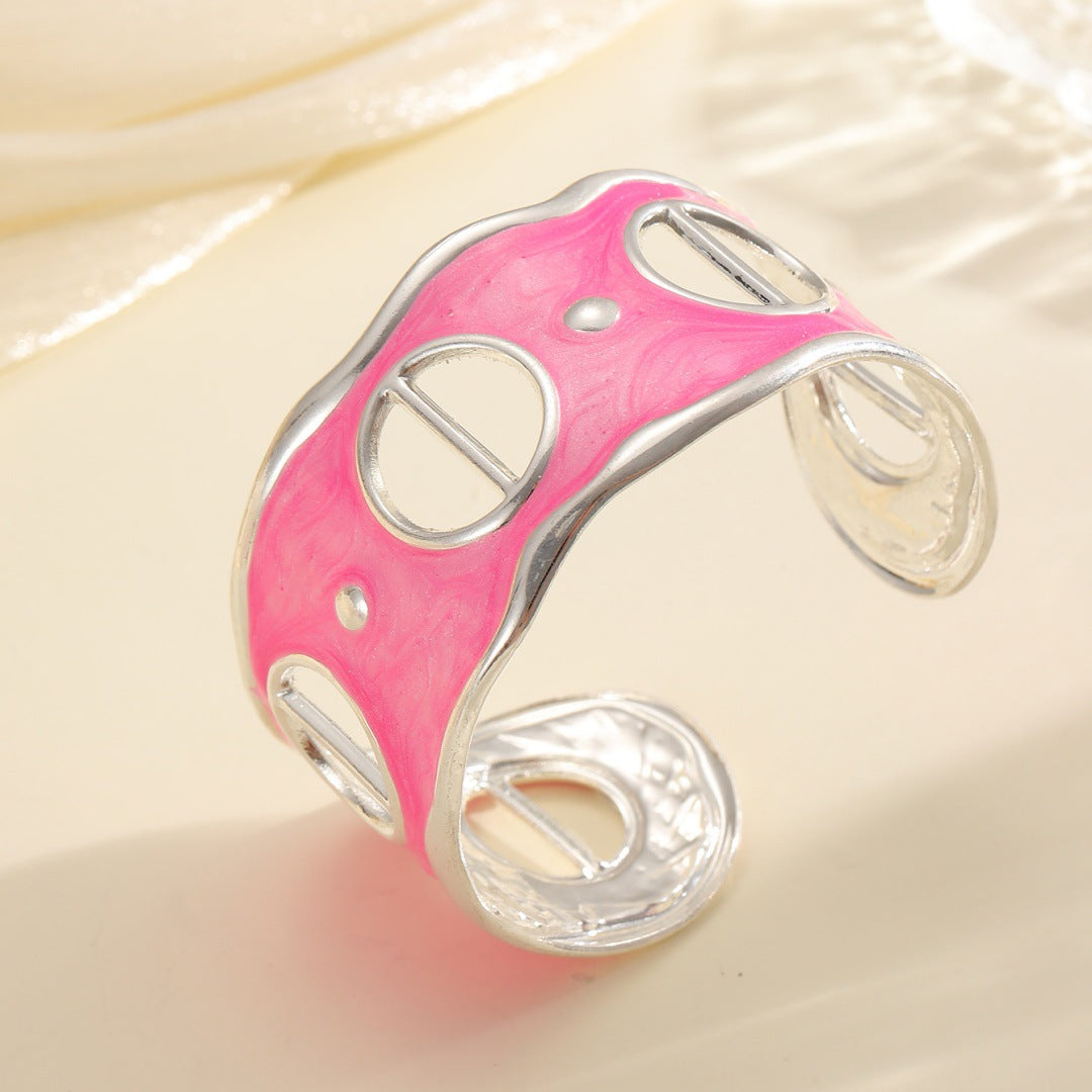 Women Open Bangle with Modern, Transparent Design All Fashion