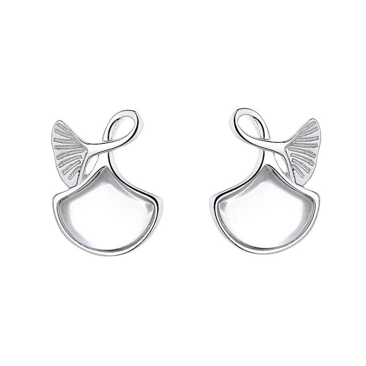 Women's earrings in elegant whale fin design All Fashion