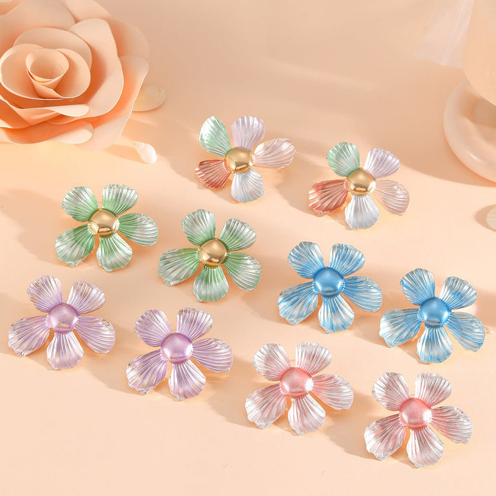 Women's Hair Clips in Artistic Flower Motif All Fashion