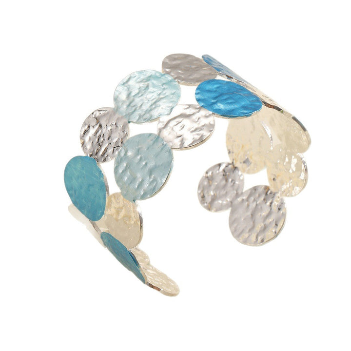 Ladies Open Bangle with Intricate Circle Design All Fashion