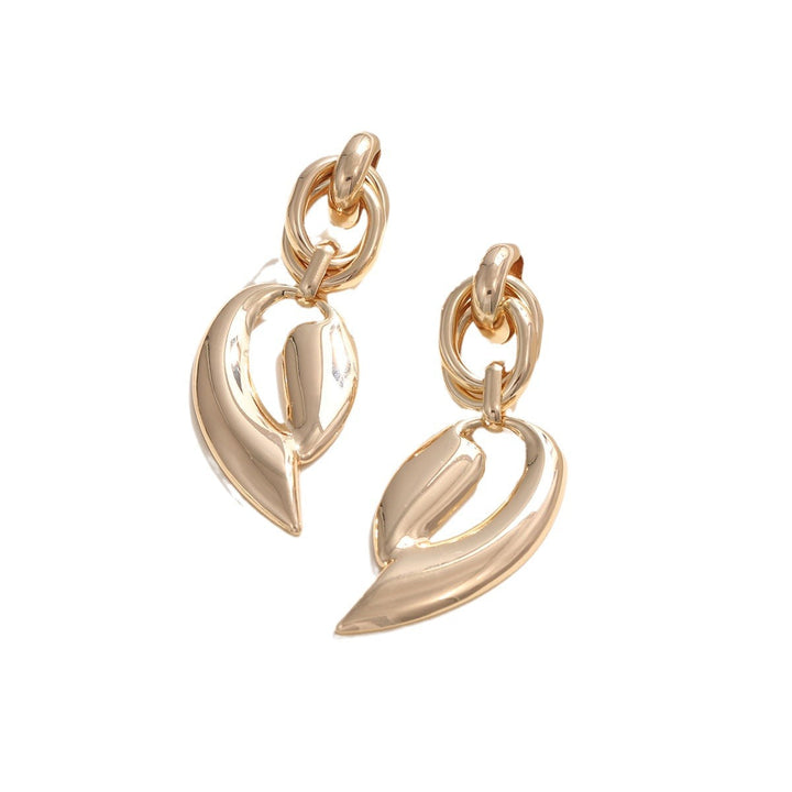 Women's Elegant Statement Earrings with Leaf Design All Fashion