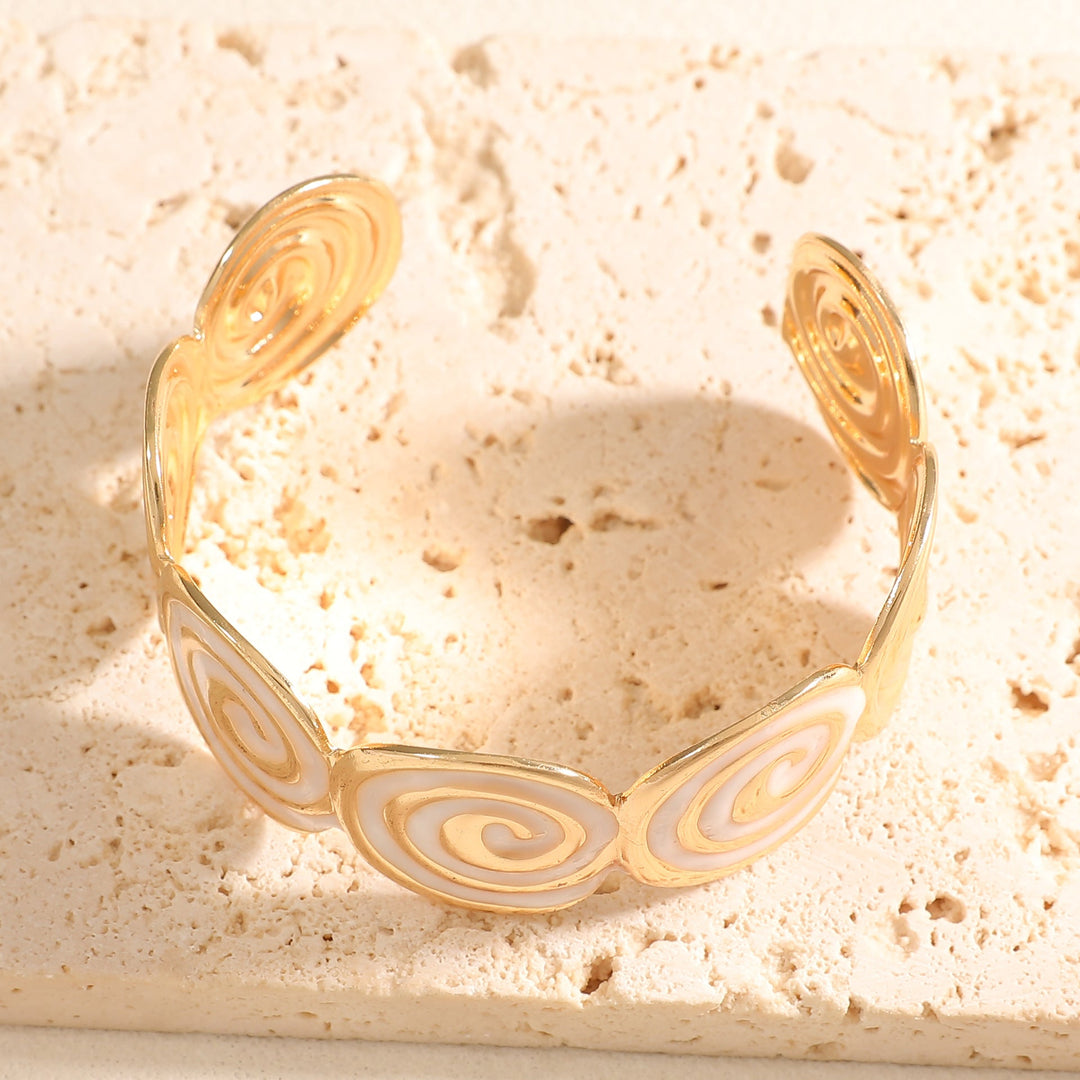 Women's cuff with elegant spiral design All Fashion
