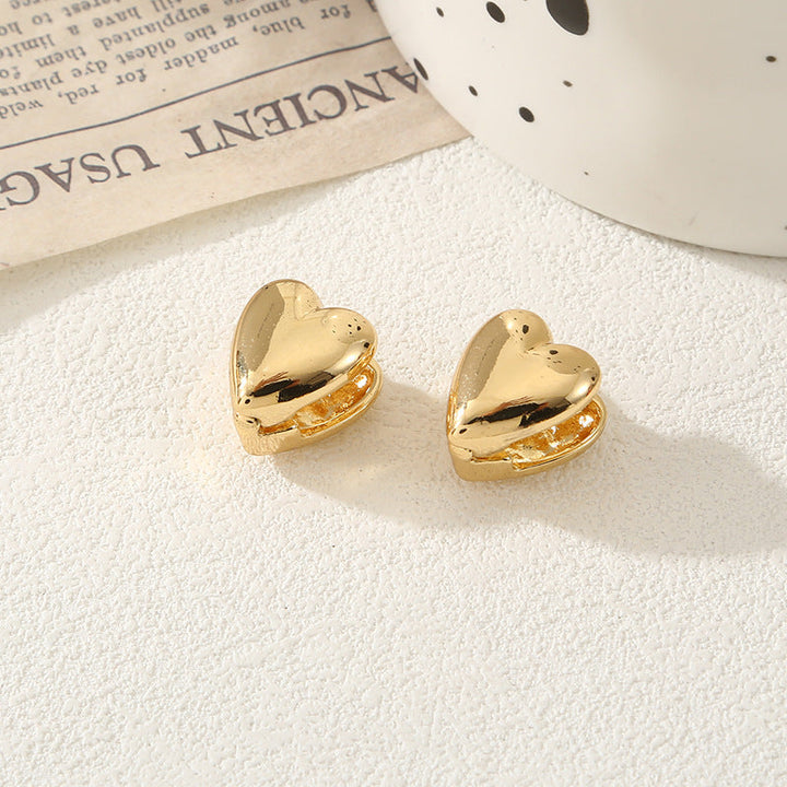 Women's heart-shaped ear clips All Fashion