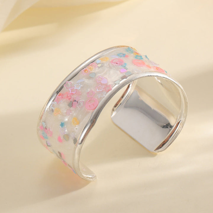 Women's bangle with sparkling star motif All Fashion