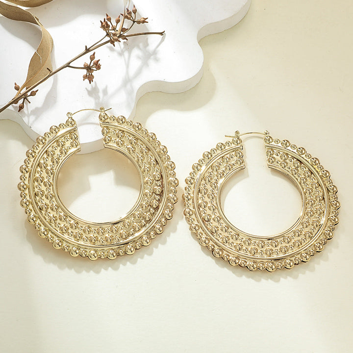 Women's Hanging Earrings in Elegant Wave Pattern All Fashion