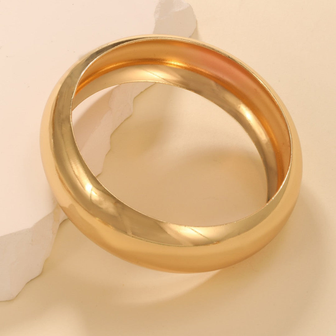 Women's Wide Gold Bracelet All Fashion