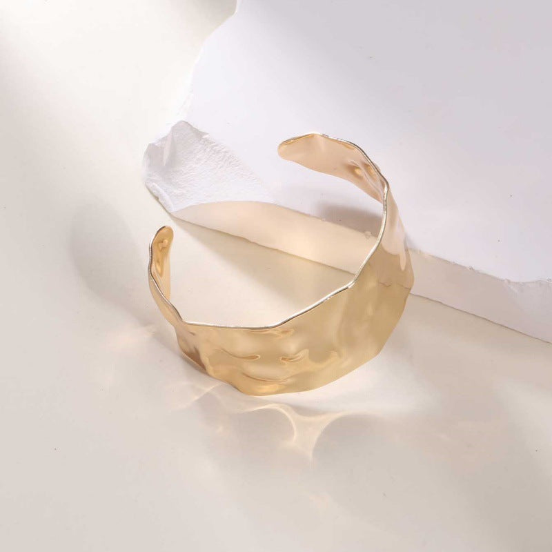 Ladies Open Cuff Bracelet with Artistic, Organic Design All Fashion