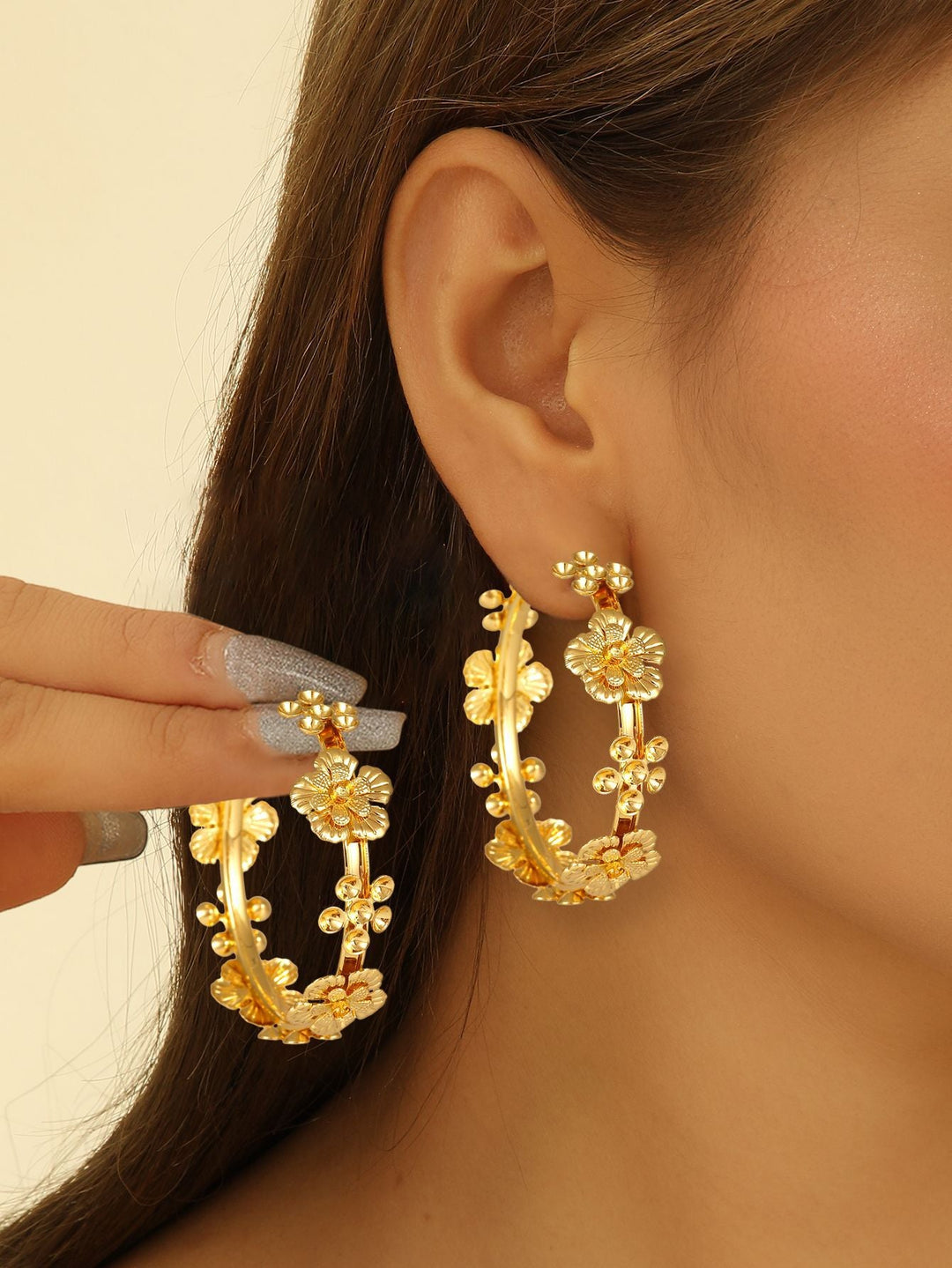 Women artistically designed hoops All Fashion
