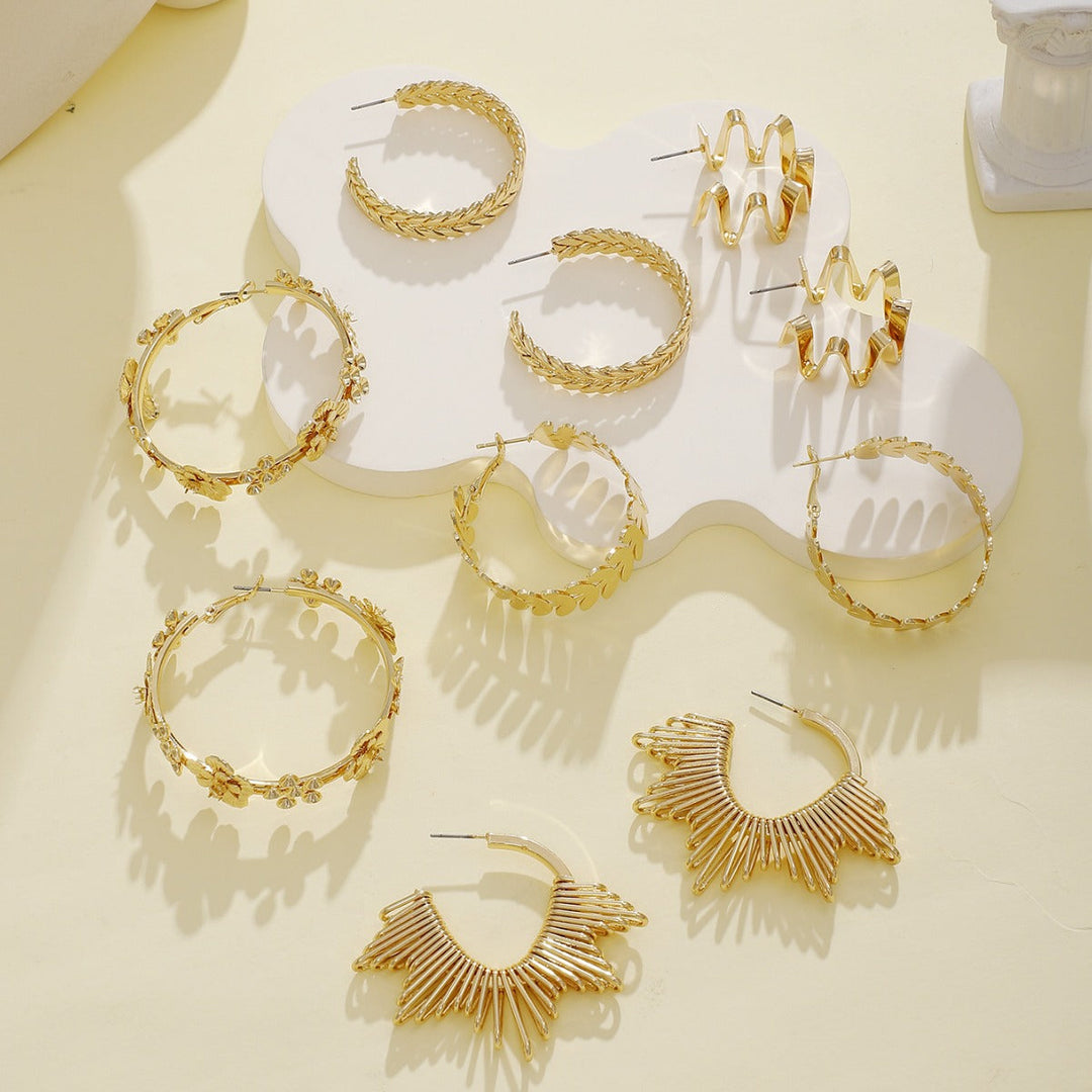 Women artistically designed hoops All Fashion