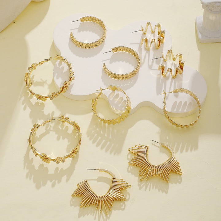 Women artistically designed hoops All Fashion