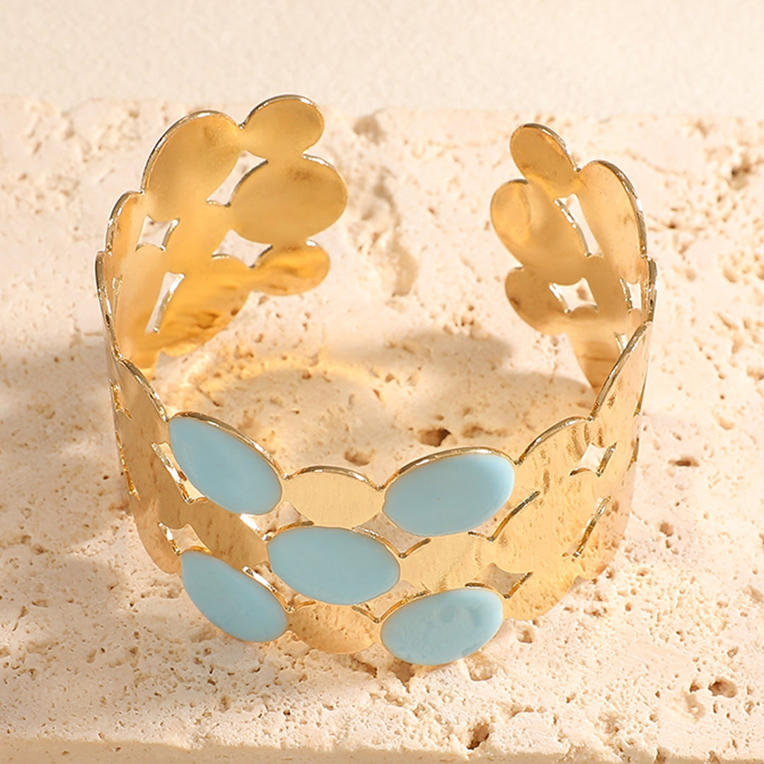 Ladies bracelet with intricate floral design All Fashion