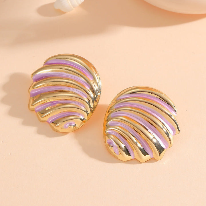 Women's ear clips in maritime shell design All Fashion