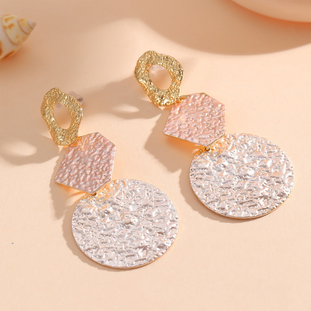 Women's Hanging Earrings with Modern Geometric Design All Fashion