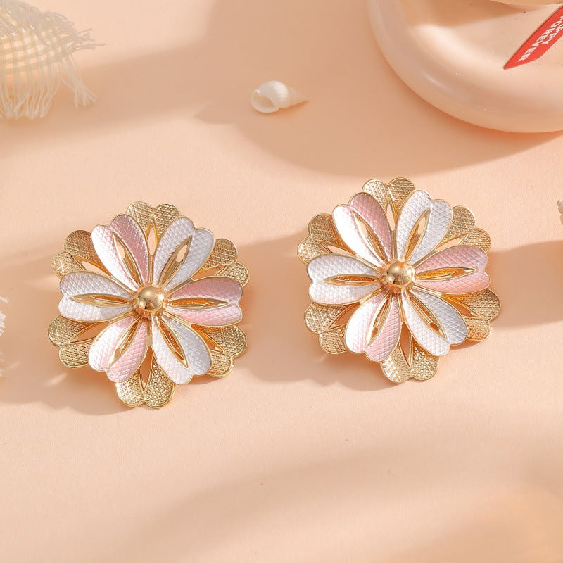 Ladies Hair Clips with Artistic Flower Design All Fashion