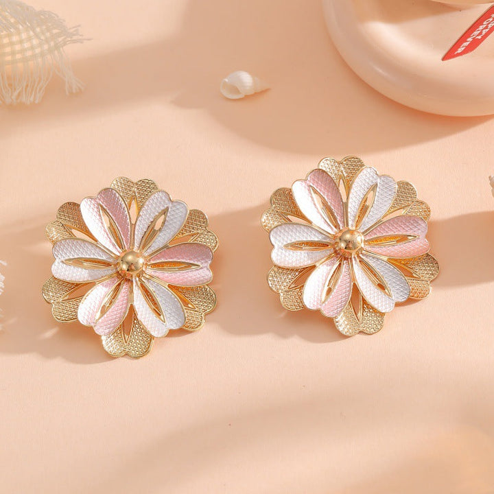 Ladies Hair Clips with Artistic Flower Design All Fashion