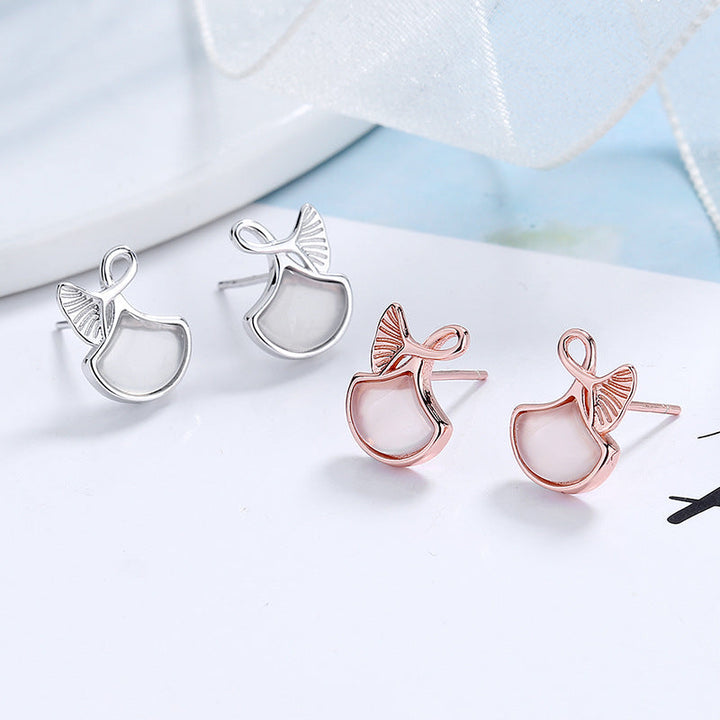 Women's earrings in elegant whale fin design All Fashion