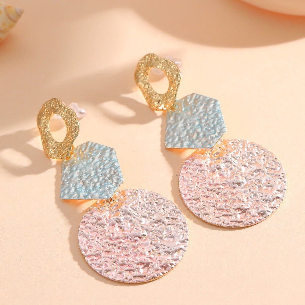 Women's Hanging Earrings with Modern Geometric Design All Fashion
