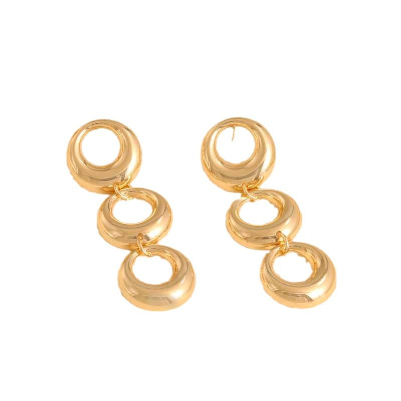 Women's Hanging Earrings with Modern, Geometric Elements All Fashion