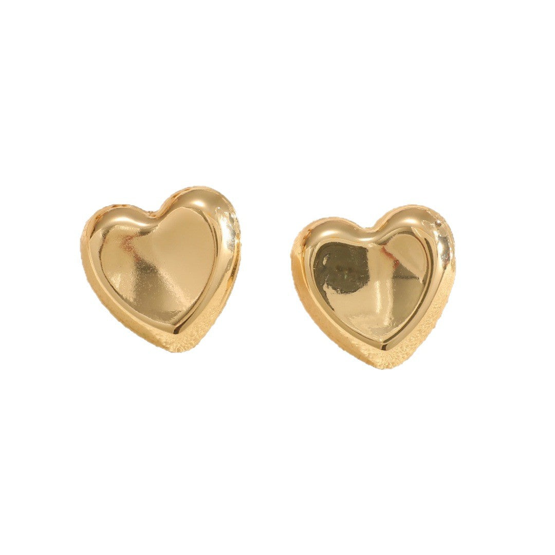 Women's Open Bangle with Elegant Heart Shape All Fashion