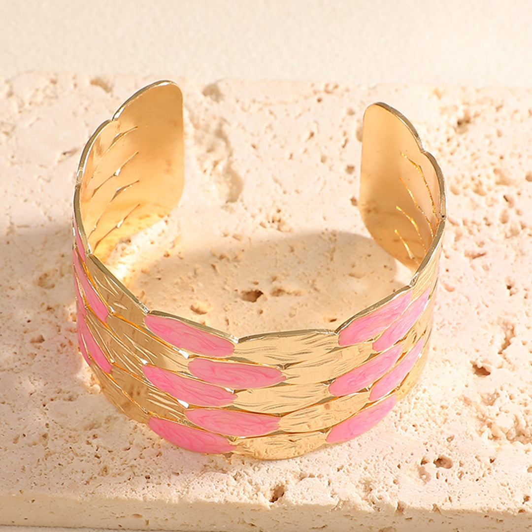 Ladies bracelet with intricate floral design All Fashion