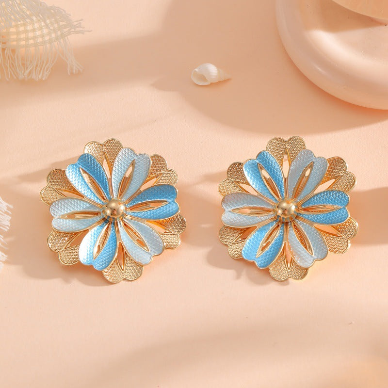 Ladies Hair Clips with Artistic Flower Design All Fashion