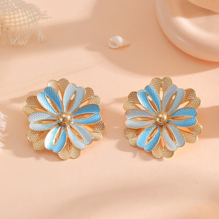 Ladies Hair Clips with Artistic Flower Design All Fashion