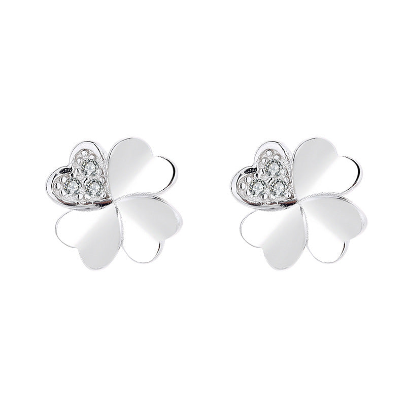 Ladies earrings in modern floral design All Fashion