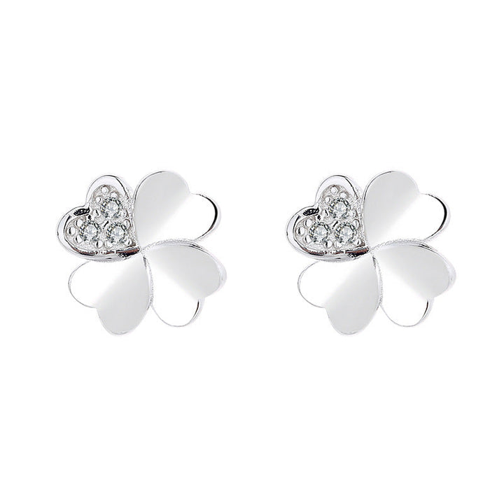 Ladies earrings in modern floral design All Fashion