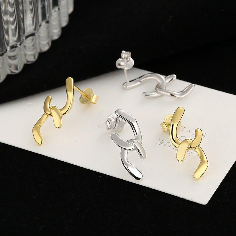 Women's earrings with sparkling circle pendant All Fashion