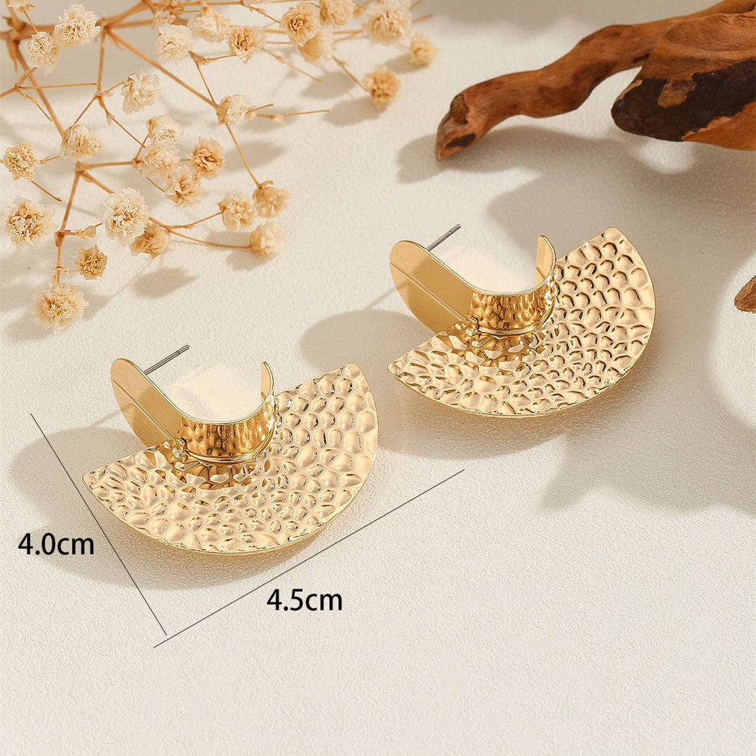 Women's Hanging Earrings with Artistic, Textured Design All Fashion