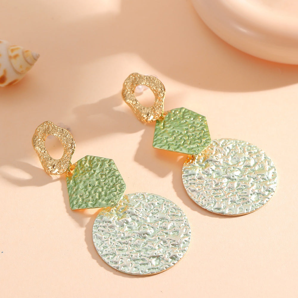 Women's Hanging Earrings with Modern Geometric Design All Fashion