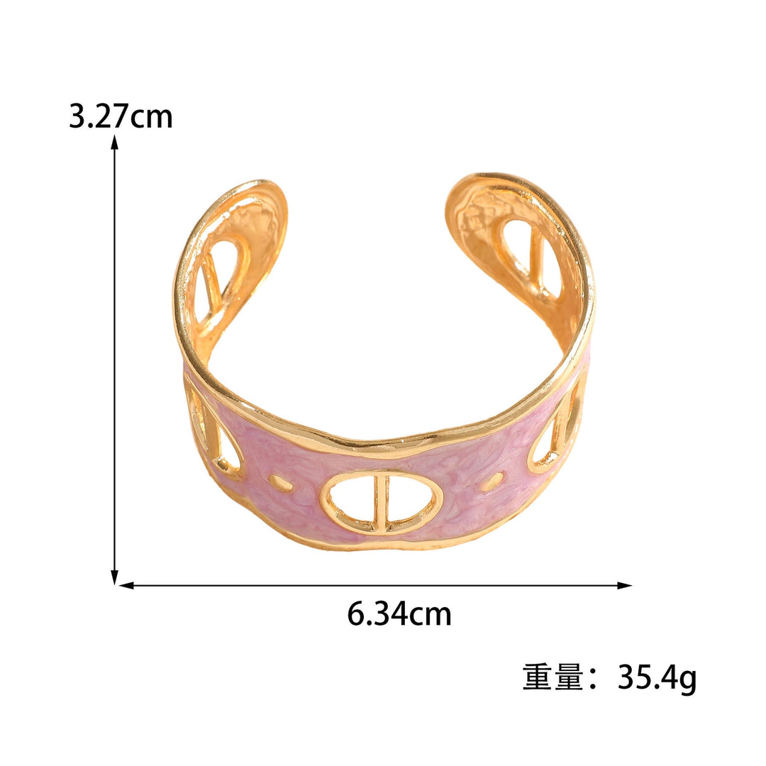 Women Open Cuff Bracelet with Artistic Snake Design All Fashion