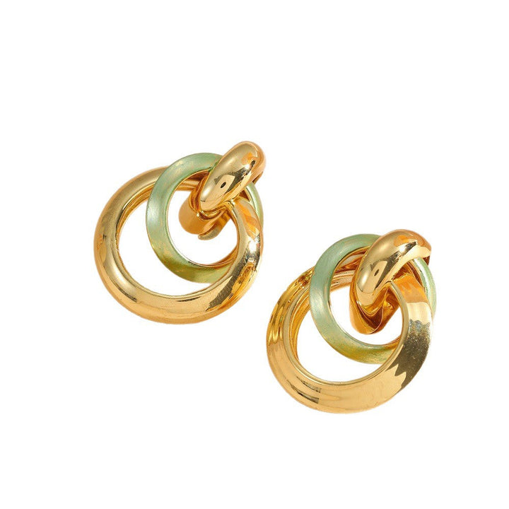 Women's earrings in elegant ring design All Fashion