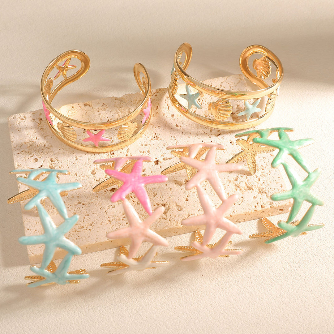 Ladies bracelet with intricate starfish design All Fashion