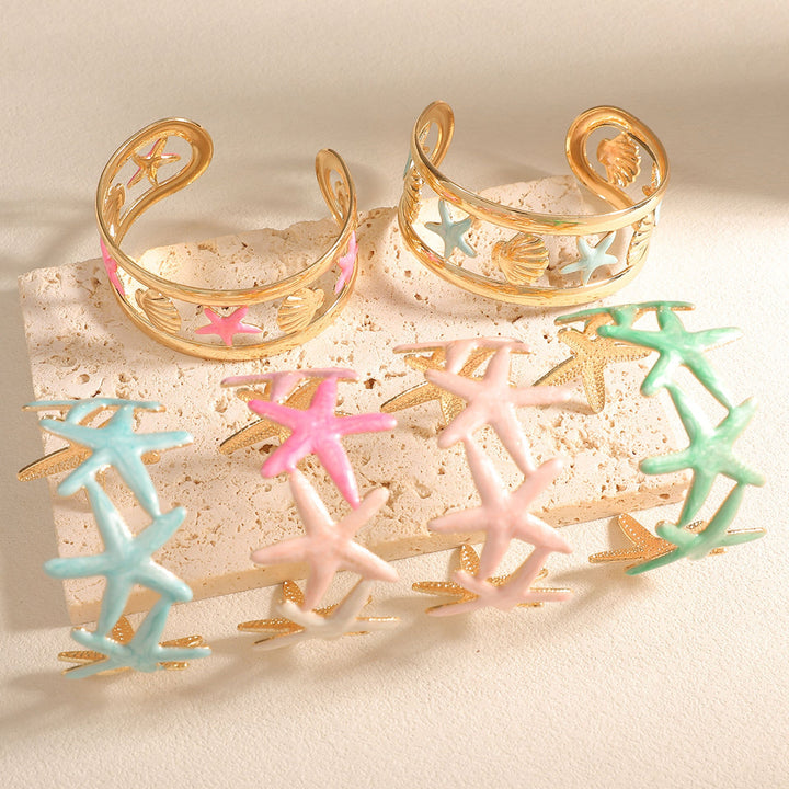 Ladies bracelet with intricate starfish design All Fashion