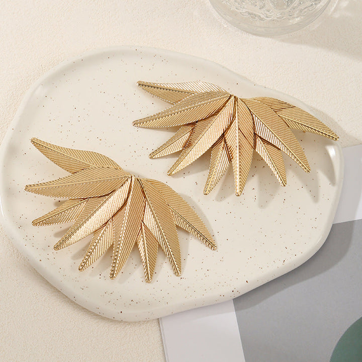 Women's hair clips in luxurious leaf design All Fashion